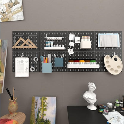 Peg Board, 4 Pack Metal Pegboard Panels - Image 5
