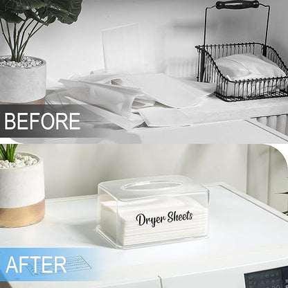 Dryer Sheet Holder, Dryer Sheet Dispenser Box - Image 3
