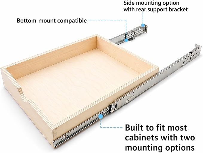 COUVER Birch Wood Pull-Out Cabinet Organizer - Image 7