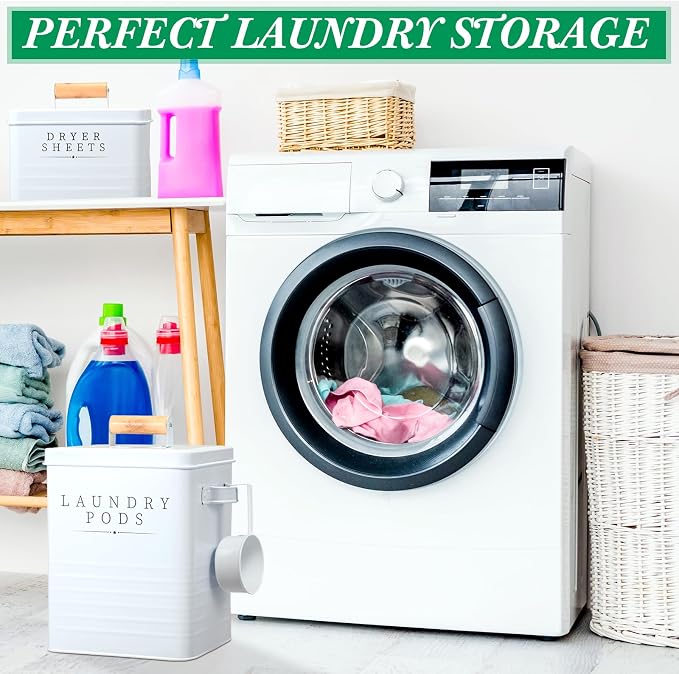 Yaocom 2 Pcs Laundry Pod Container - Image 5
