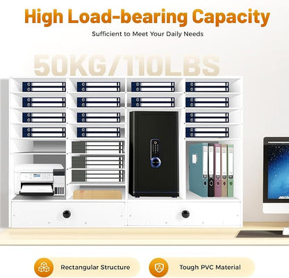 Adjustable Literature Organizer, 32 Compartments Mail Sorter Organizer - Image 7