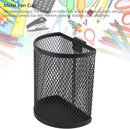 AYNEFY Wall Mounted Pencil Holder, Mesh Stainless Steel Pen Basket - Image 7