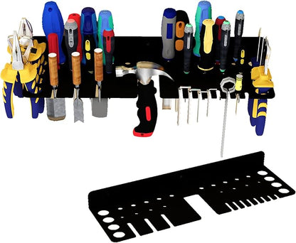 Screwdriver Organizer, Pliers Rack, Hammer Holder, Heavy Duty Wall Mounted Tool by Unknown