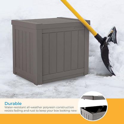 Suncast 22-Gallon Small Deck Box - Image 5