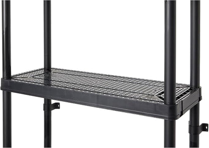 Gracious Living 5 Shelf Fixed Height Ventilated Medium Duty Storage Unit - Image 9