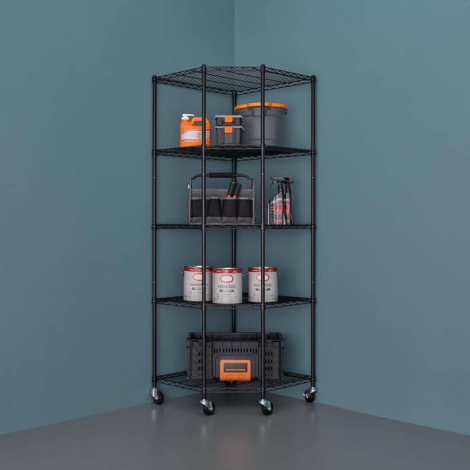 5-Tier Adjustable Wire Shelving - Image 2