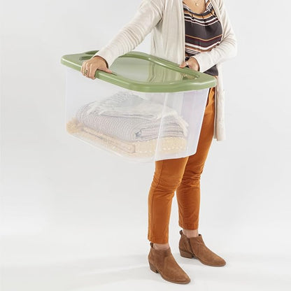 70 Quart Heavy-Duty Plastic Storage Bin - Image 8