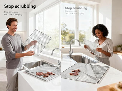 Mesh Silicone Dehydrator Sheets, 10x10 in 10 Pcs/Sets - Image 5