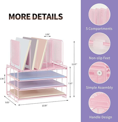 Desk Organizers and Accessories, 3-Tier Paper Organizer - Image 4