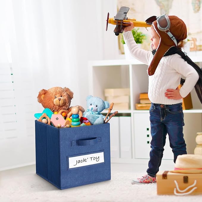 13x13x13 storage cube bins Fabric storage cubes - Image 5