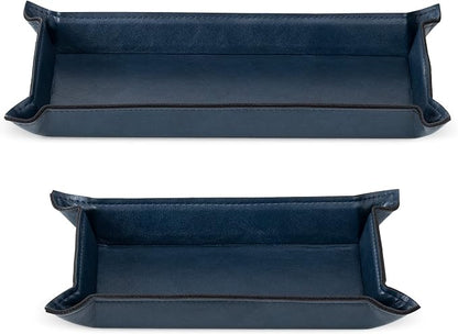 Navaris 2 x Empty Tray for Keys, Mobile Phones, Jewellery – Entrance Table for - Image 2