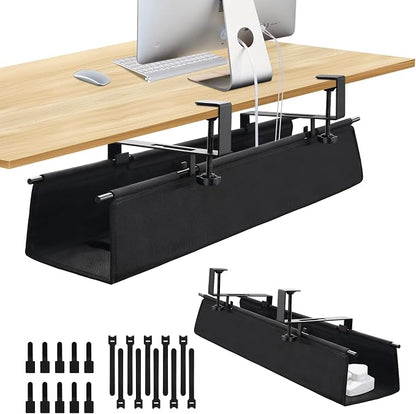 Under Desk Cable Management Tray Storage by SKYROSEXSDCT