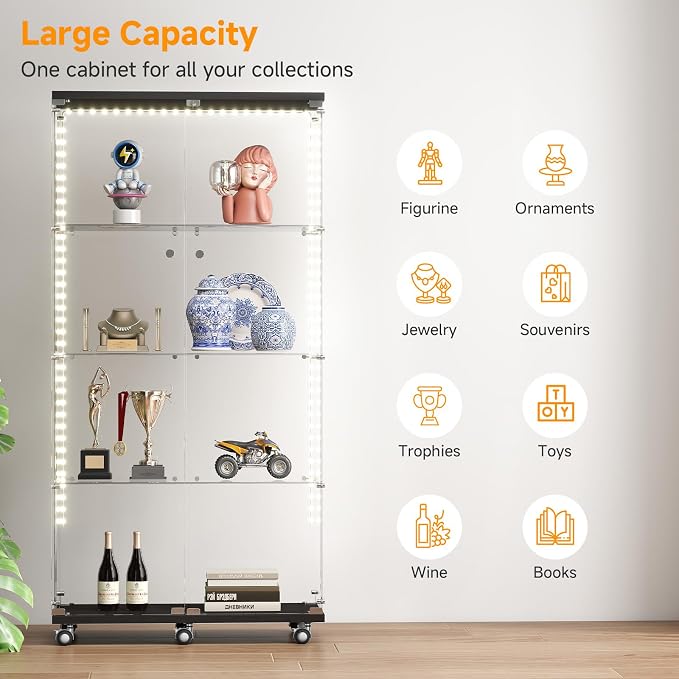 Tempered Glass Display Cabinet - Image 7