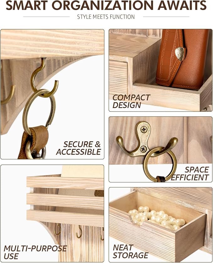 Rebee Vision Decorative Key Holder Wall Mount - Image 5