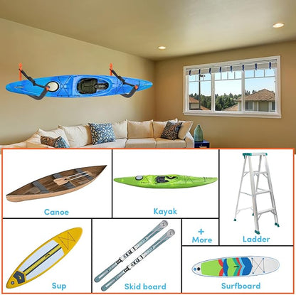 Kayak Storage Rack, Kayak Rack for Garage, Kayak Wall Mount Kayak Wall Rack - Image 7