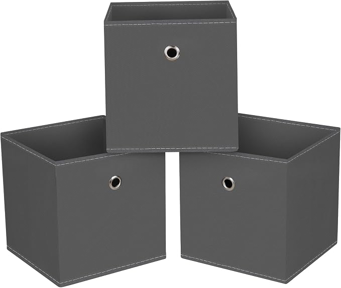 13x13x13 storage cube bins, collapsible fabric storage cubes Decorative storage by NieEnjoy