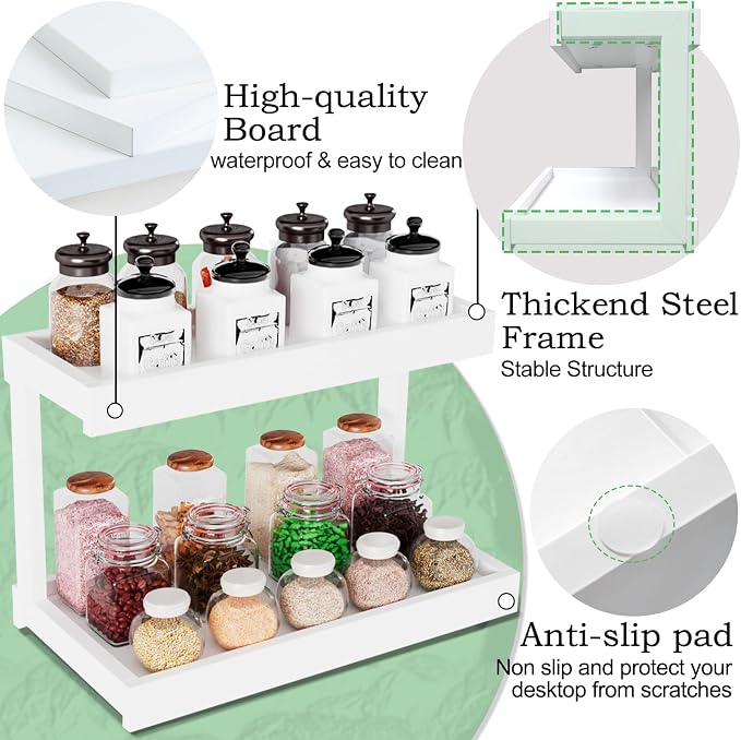MARTY 2 Tier Spice Rack Organizer - Image 6