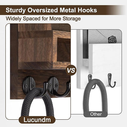 Key and Mail Holder Wall Mount, Key Hanger - Image 5