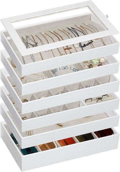 Stackable Jewelry Organizer Trays by Unknown
