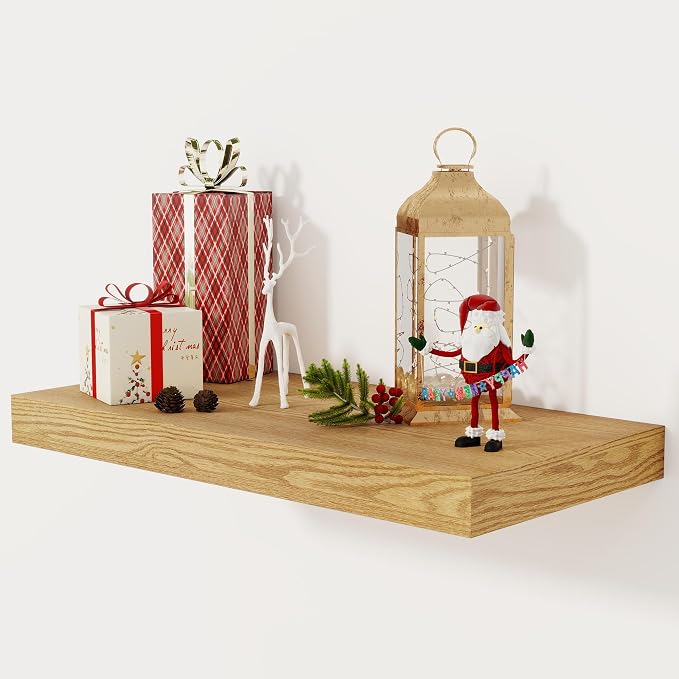 12 Inch Deep Floating Shelves, 24 x 12 Floating Shelf by FunMemories