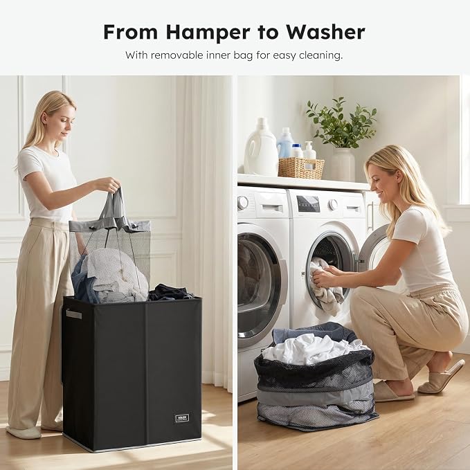 SOLEDI Double Laundry Hamper - Image 9