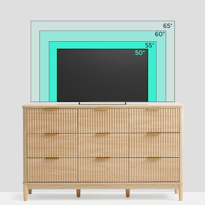 LINSY Fluted Dresser for Bedroom - Image 8