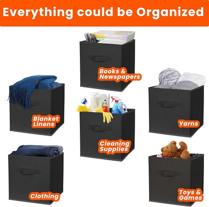 Criusia Storage Cubes, 11 Inch Clothes Storage Bins - Image 4
