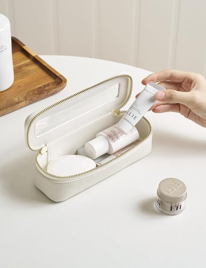 Popvibe Clear Makeup Bag Travel Cosmetic Case Transparent Toiletry Bag - Image 2