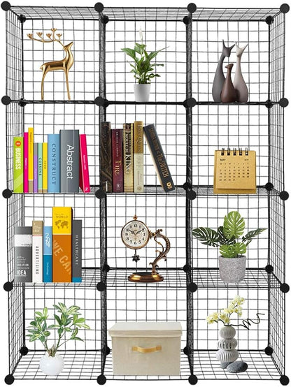 12 Cube Storage Organizer, Closet Storage Shelves by NALLBEIRRAA