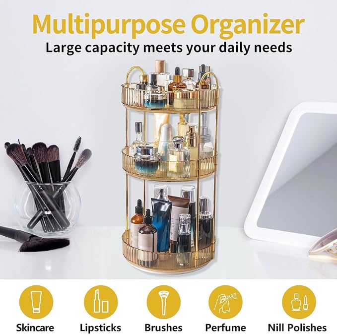 Makeup Organizer Rotating - Image 6