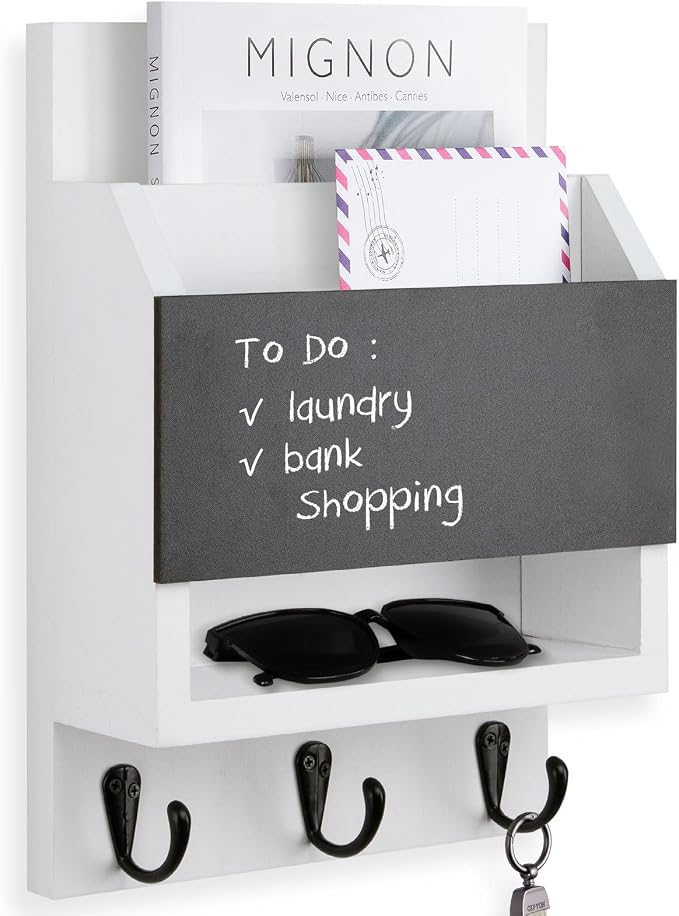 Key and Mail Holder for Wall, Key Holder by Lucundm
