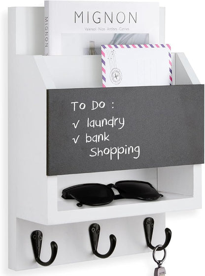 Key and Mail Holder for Wall, Key Holder by Lucundm
