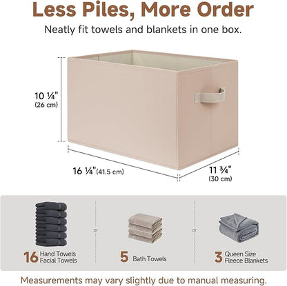 StorageWorks Storage Baskets for Shelves, Foldable Fabric Closet Storage Bins - Image 6