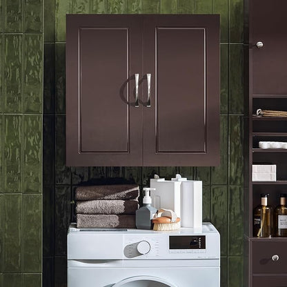 SoBuy Wall Cabinet, Bathroom Storage, 23.6 x 11.8 x 23.6 in, Universal Cabinet - Image 2