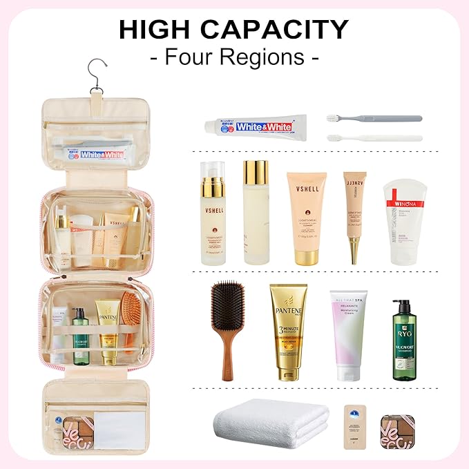 TOPEAST Travel Toiletry Bag for Women - Image 5