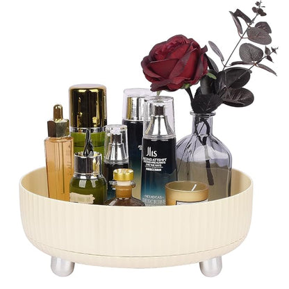 Anyoifax Makeup Perfume Organizer Tray 360 Degree Rotating Lazy Susan Skincare by Anyoifax