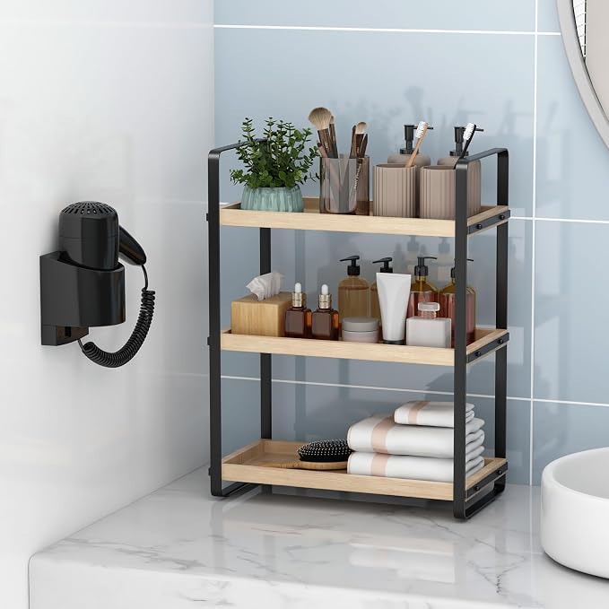 Bathroom Counter Organizer, Bathroom Countertop Organizer, Counter Shelf - Image 5