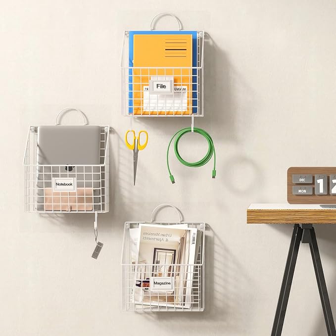4 Packs Hanging Wall File Organizer - Image 9