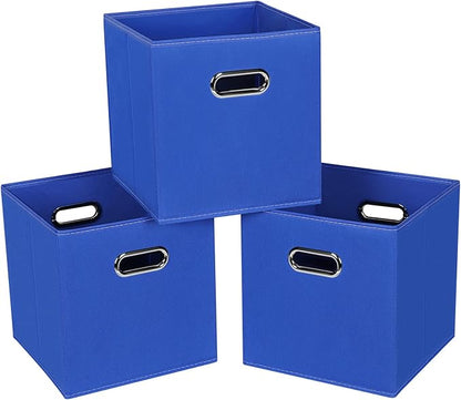 Fabric Cloth Storage Bins, Fabric Cube Bins Organizer by SEVENDOME