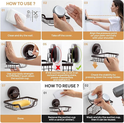 LEVERLOC Soap Dish, Soap Bar Holder - Image 5