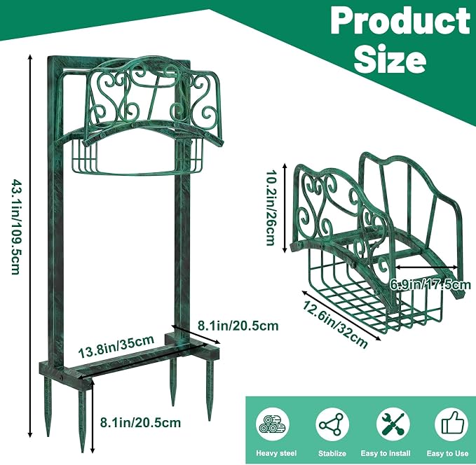 Garden Hose Holder for Outside - Image 2