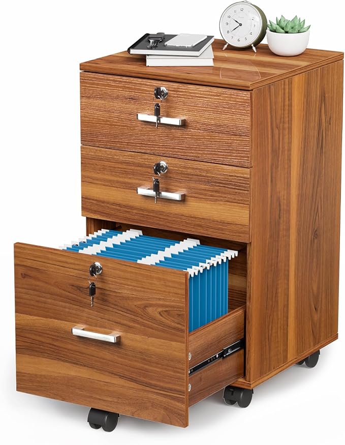 VINGLI 3-Drawer File Cabinet by VINGLI