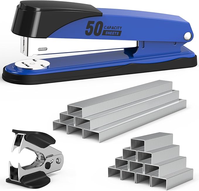 Metal Stapler Heavy Duty 50 Sheet Capacity by Swihauk