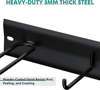 EVERHANGER Wall Mount Ski Rack for Garage, Ski Storage Hangers for - Image 3