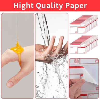100pcs Labels for Freezer Bags Freezer Meal Labels - Image 6