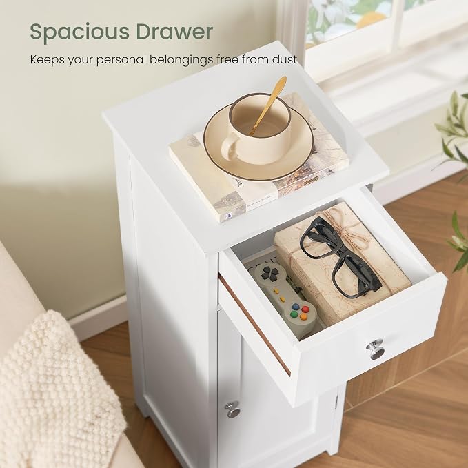 Iwell Bathroom Floor Cabinet | Small Bathroom Storage Cabinet - Image 6