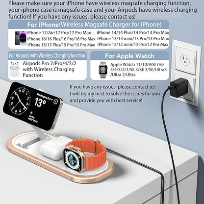 3 in 1 Fast Wireless Charger Stand - Image 3