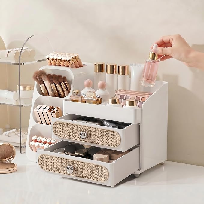 Booklov Makeup Organizer for Vanity, Large Capacity Cosmetic Display Case - Image 4