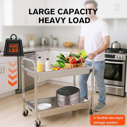 Stainless Steel Kitchen Cart - Image 3