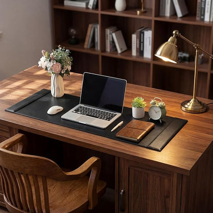 47.2 x 17 Inch Leather Desk Pad Protector - Image 3